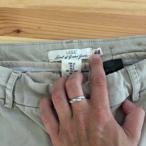H&M Beige Pants Size 2